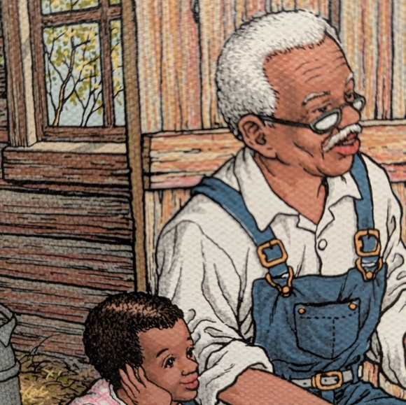 c.carson Grandpa Carving Wood Boat Appraise In 1993 14x12 - Picture 4 of 9